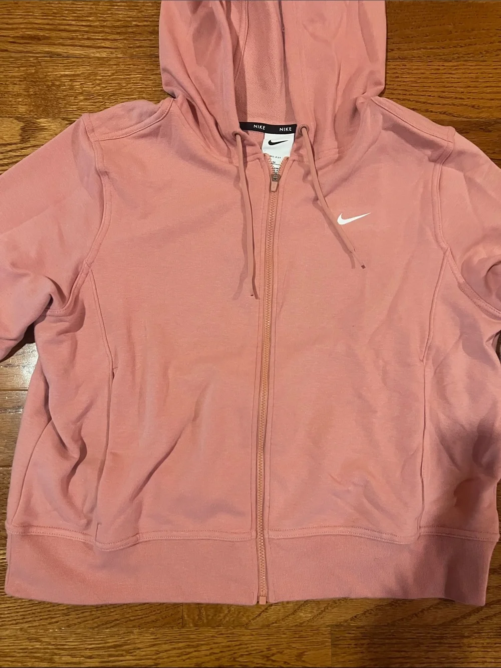 Nike Women's Dusty Pink Full-Zip Hoodie